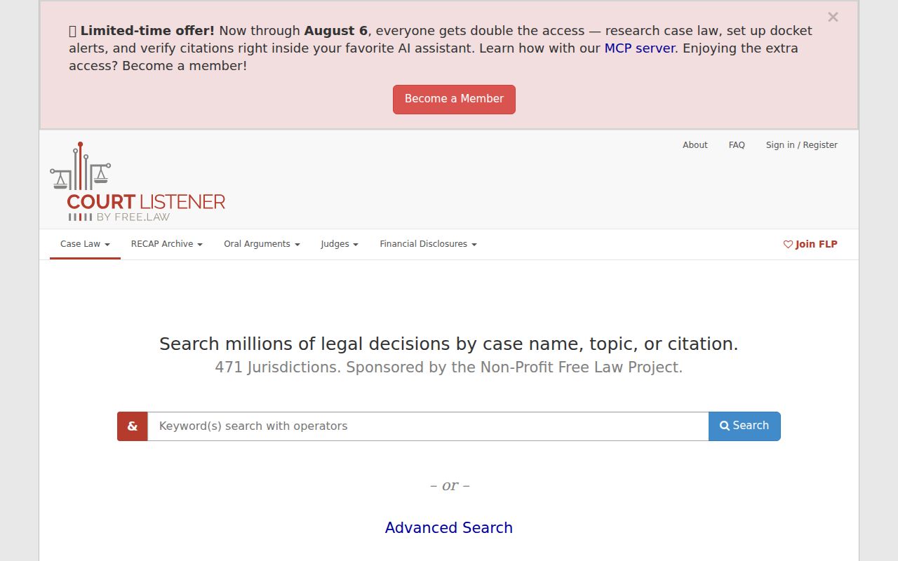 Jefferson County court dockets CourtListener federal docket source