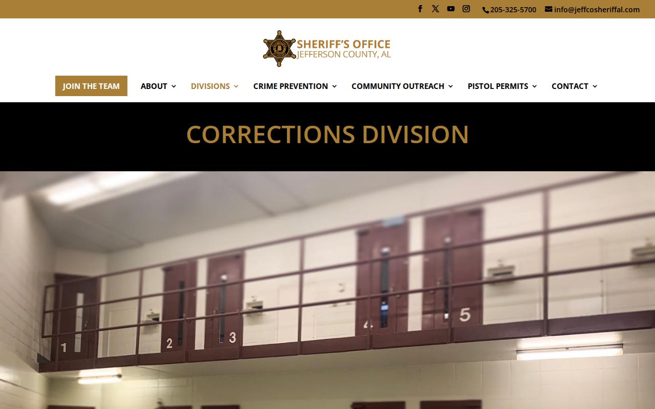 Jefferson County inmate records sheriff corrections page