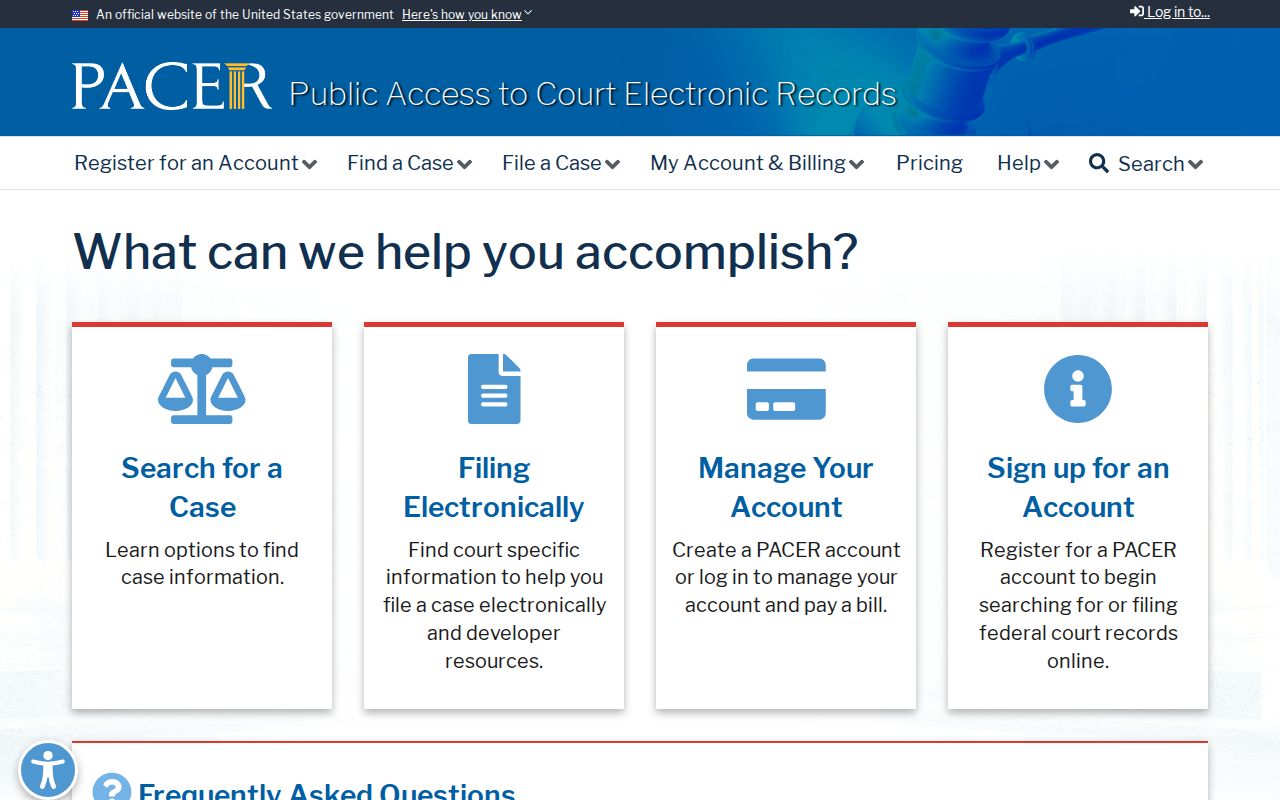 Jefferson County traffic court records PACER federal source