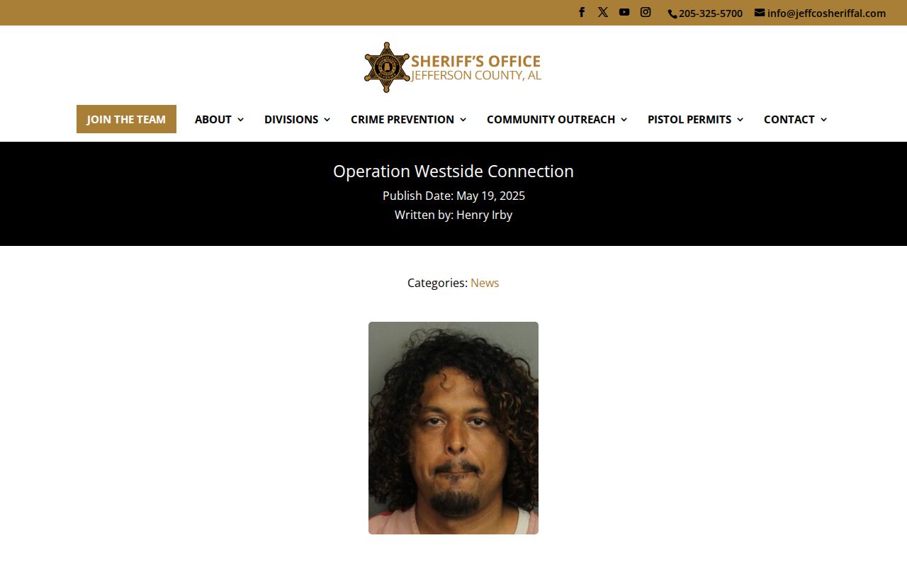 Jefferson County warrant records sheriff operation summary